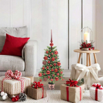 J&otilde;ulupuu koos 150 led-iga koos alusega roheline 65 cm pe