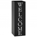 Vihmavarjuhoidja, welcome, terasest, must
