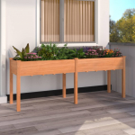 Voodriga taimelava, pruun, 203 x 53 x 76 cm, nulupuit