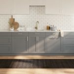 Vaip, ristk&uuml;likukujuline, tumepruun, 70 x 300 cm, bambus