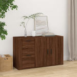Puhvetkapp, pruun tamm, 100x33x59,5 cm, tehispuit