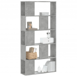 Raamaturiiul 5 korrust, betoonhall, 80,5x23,5x162,5cm tehispuit