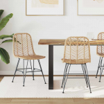 S&ouml;&ouml;gitool 2 pcs neutraalne 44.5 x 55 x 85 cm viinapuu ja raud