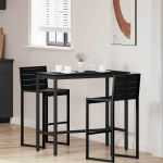 Laud must tamm 100 x 40 x 100,5 cm t&ouml;&ouml;deldud puit ja teras