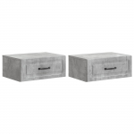 Seinale kinnitatav &ouml;&ouml;tis 2 pcs betoonhall 49 x 34,5 x 20 cm