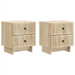 &Ouml;&ouml;lambi kapp 2 pcs sonoma tamm 43 x 34,5 x 47,5 cm tehispuit