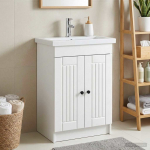 Vannitoa all oleva kraani kapp valge 56 x 37,5 x 81 cm