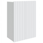 Seinale kinnitatav kapp valge 66 x 34,5 x 92 cm tehispuit