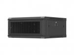 LANBERG WALL-MOUNTED INSTALLATION RACK CABINET 19" 4U 600X600 BLACK, PERFORATED DOOR (FLAT PACK)