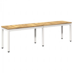 Aiapink 161 x 35 x 45 cm tugev akatsiapuu valge ristk&uuml;lik