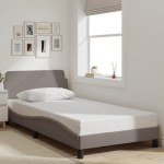 Voodiraam dover taupe 100x200 cm kangas