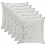 Diivanipadi 6 pcs houten helehall 80 x 80 cm flanell
