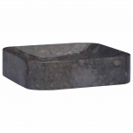 Valamu, must, 40x40x10 cm, marmor