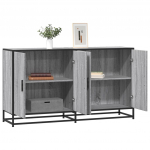 Puhvetkapp, hall sonoma tamm, 134x35x76 cm, tehispuit