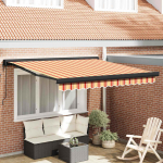 K&auml;igukohandatav varikatus kollane ja oranž 350 x 250 cm