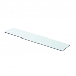 Klaasist riiuliplaat 70 x 15 cm l&auml;bipaistev