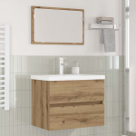 Vannitoa m&ouml;&ouml;bleset sahtliga peegliga 3 pcs k&auml;sit&ouml;&ouml;puu tehispuit