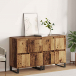 Kappide k&uuml;lgedel 2 pcs vana puit 120 x 35 x 70 cm tehispuit