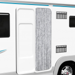 Putukakardin valge ja hall, 56 x 185 cm &scaron;enill