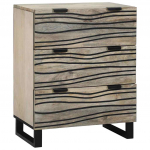K&otilde;ide sahtliga valge 60 x 33.5 x 75 cm mangopuit