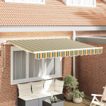 Varikatuse asenduskangas roheline ja kollane 300 x 250 cm