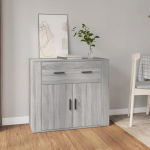 Puhvetkapp, hall sonoma tamm, 80x33x70 cm, tehispuit