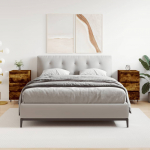 &Ouml;&ouml;kapid 2 tk, suitsutatud tamm, 40 x 35 x 69 cm, tehispuit