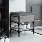 Jalatsipink, hall sonoma tamm, 42 x 42 x 45 cm, tehispuit