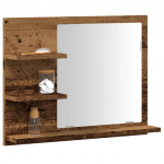 Vannitoa peegelkapp vana puit 60x10,5x45 cm