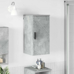 Vannitoa kapp betoonhall 30 x 31,5 x 61 cm tehispuit & metall