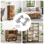 Hing 2 pcs nikkel 35 mm raud