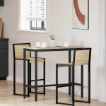 Laud sonoma tamm 100 x 40 x 100,5 cm t&ouml;&ouml;deldud puit ja teras