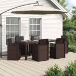 Aia s&ouml;&ouml;gilaudade komplekt padjaga 7 pcs pruun ja antratsiit pp