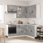 K&ouml;&ouml;k &uuml;ksus lucca 8 pcs betoonhall tehispuit