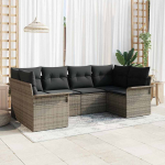Aia diivanikomplekt padjaga 6 pcs hall pol&uuml;rotang