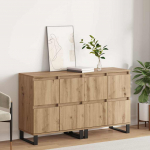 Kappide k&uuml;lgedel 2 pcs k&auml;sit&ouml;&ouml;tamm 120 x 35 x 70 cm tehispuit