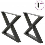 Kohvilaua jalad 2 tk, antratsiithall, 70 x (42-43,3) cm, teras