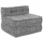 Modulaarne diivan helehall 70 x 70 x 56 cm kangas