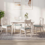 Istumispatjad 4 pcs helehall 40 x 40 x 3 cm samet