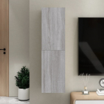 Seina telerikapp, hall sonoma tamm, 30,5 x 30 x 110 cm