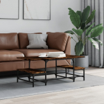 Kohvilaud, suitsutatud tamm, 100 x 50,5 x 40 cm, tehispuit