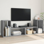 Telerikapid 2 tk, hall sonoma tamm, 75x30x50 cm, tehispuit