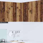 Seinakapp k&ouml;&ouml;ki riiuliga vana puit 57 x 57 x 80 cm tehispuit