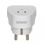SAVIO AP-01 Travel Adapter, US socket &ndash; EU plug