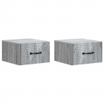 Seinale kinnitatav &ouml;&ouml;tis 2 pcs hall sonoma 34,5 x 33 x 20 cm