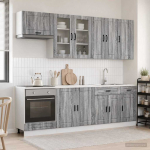 K&ouml;&ouml;k &uuml;ksus porto 8 pcs hall sonoma tehispuit