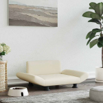 Koeravoodi, kreemjas , 70 x 45 x 28 cm, kunstnahk