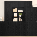 K&otilde;rgushein must tamm 80 x 42,5 x 185 cm tehispuit