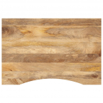 Kumerusega lauaplaat, 100x60x2,5 cm, t&ouml;&ouml;tlemata mangopuit