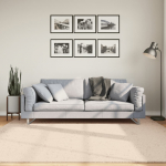 Vaip huarte, l&uuml;hikese narmaga, pestav, beež, 200 x 200 cm
